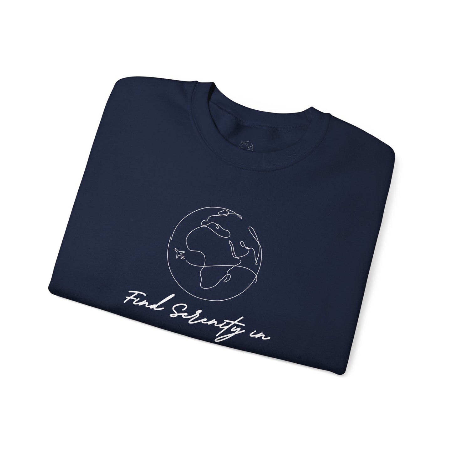 Find Serenity in Every Journey Crewneck Sweatshirt - My Global Affair