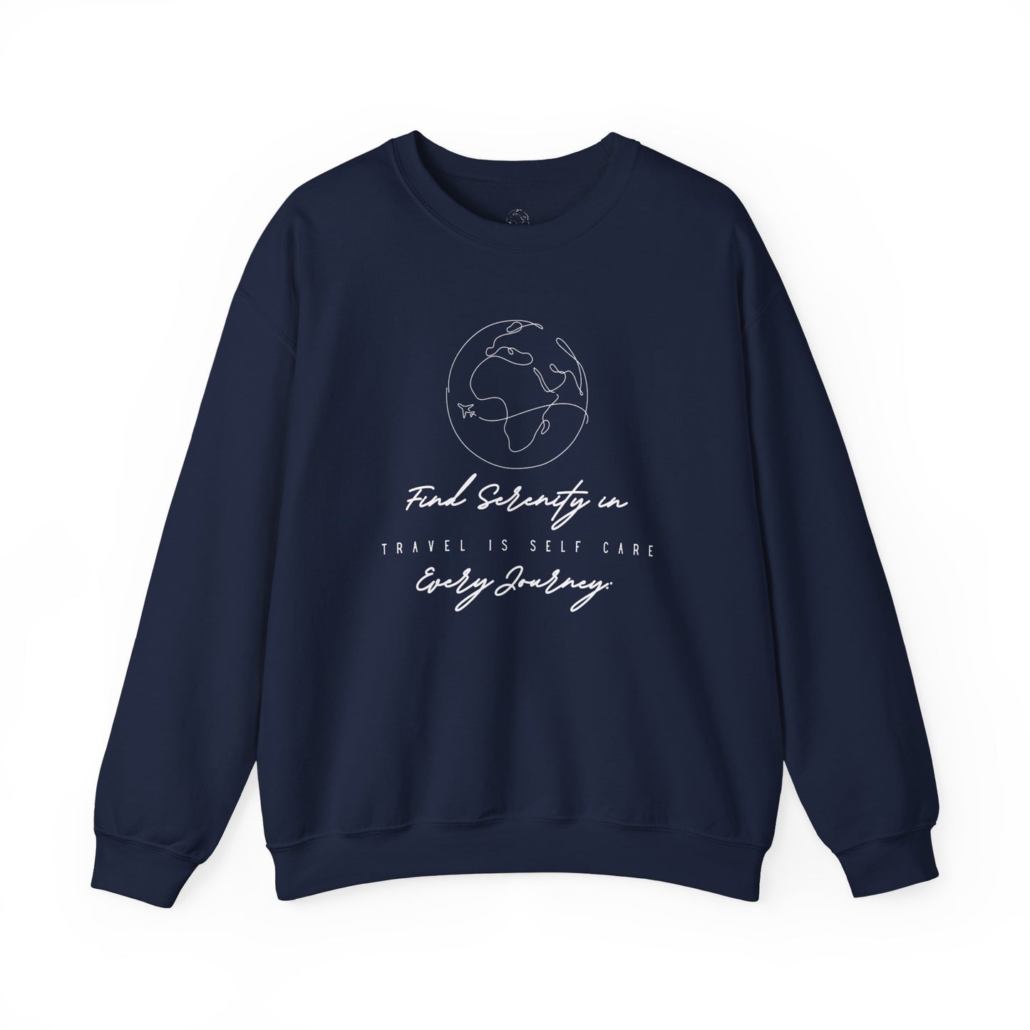 Find Serenity in Every Journey Crewneck Sweatshirt - My Global Affair