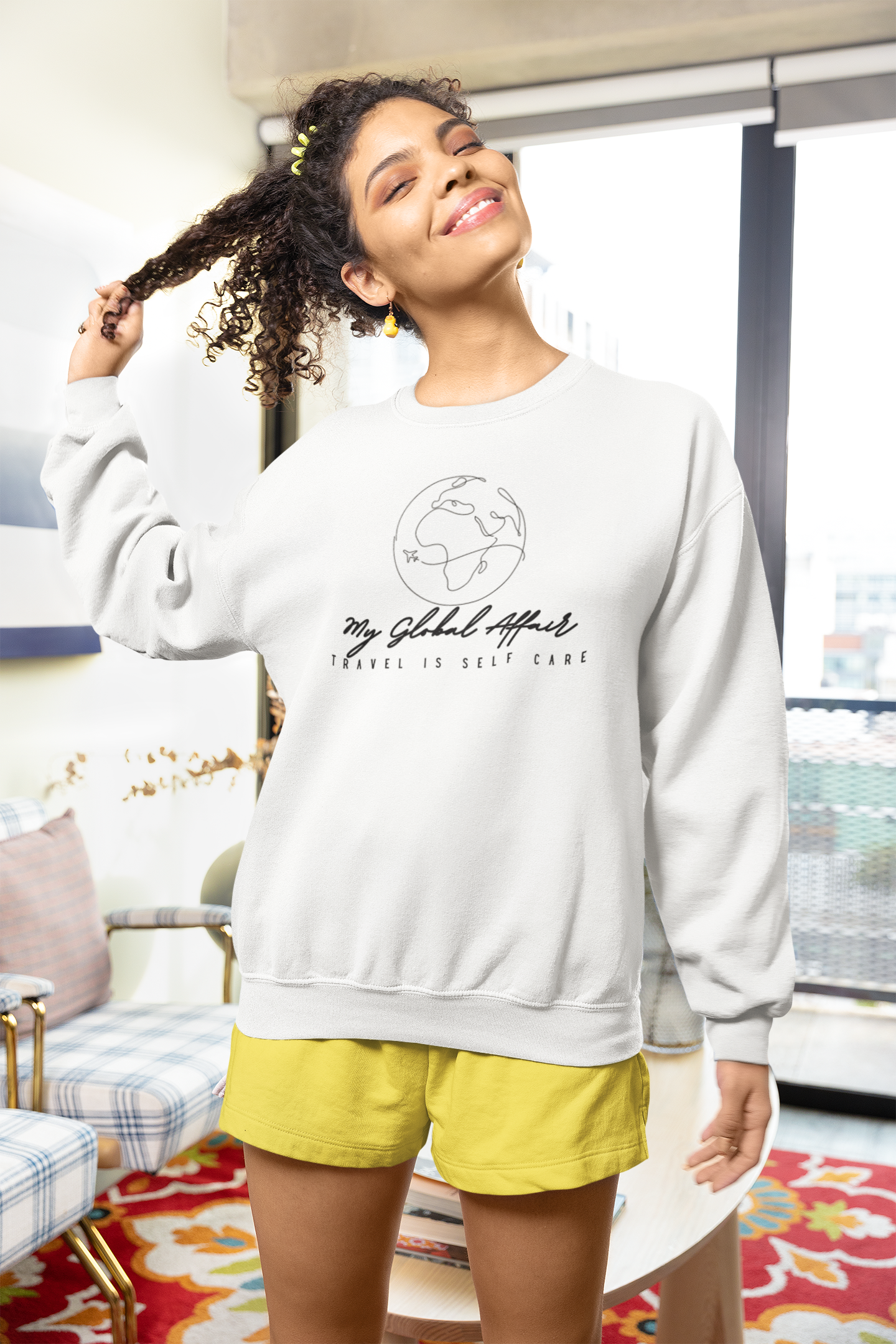 Travel Is Self Care Crewneck Sweatshirt - My Global Affair