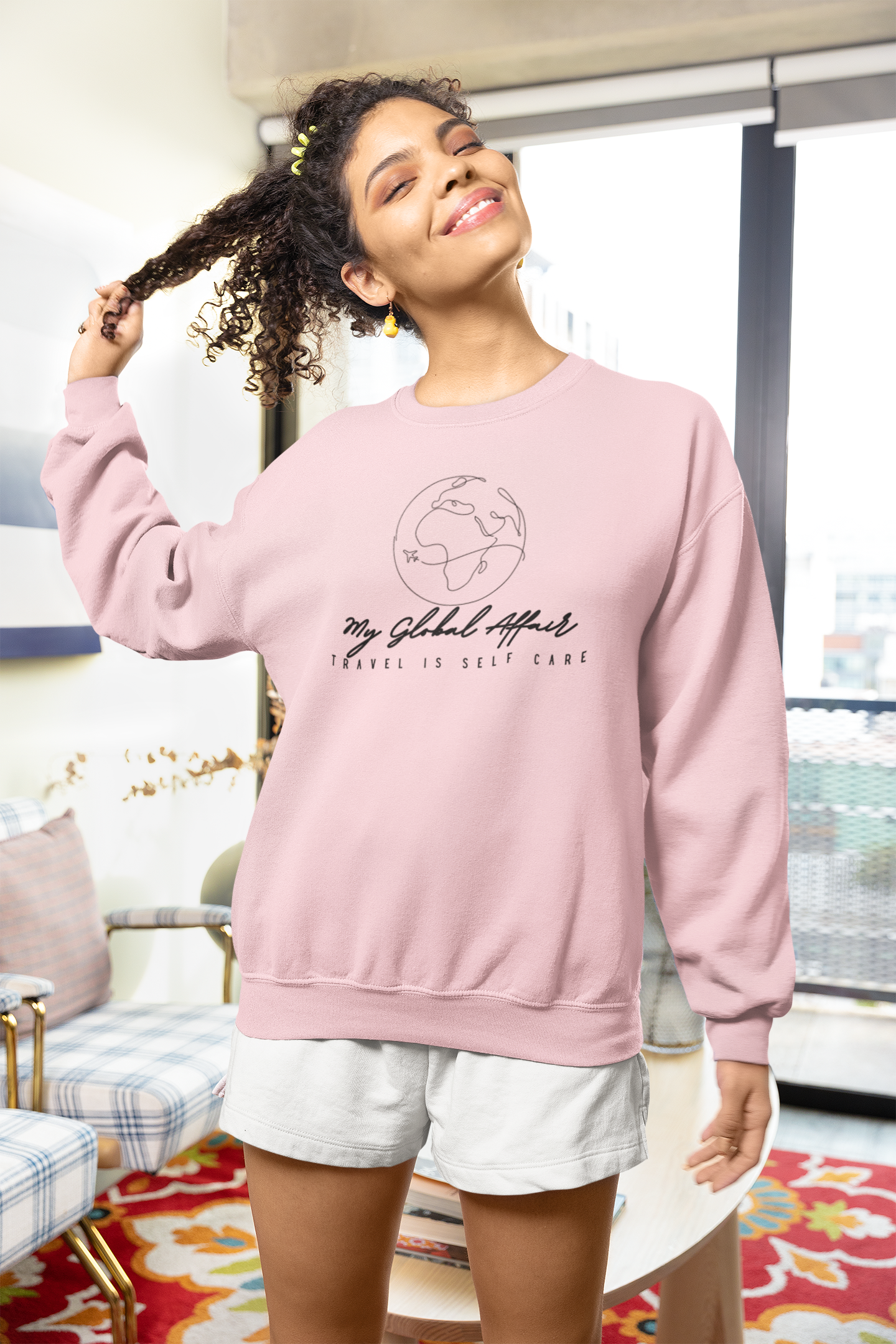 Travel Is Self Care Crewneck Sweatshirt - My Global Affair